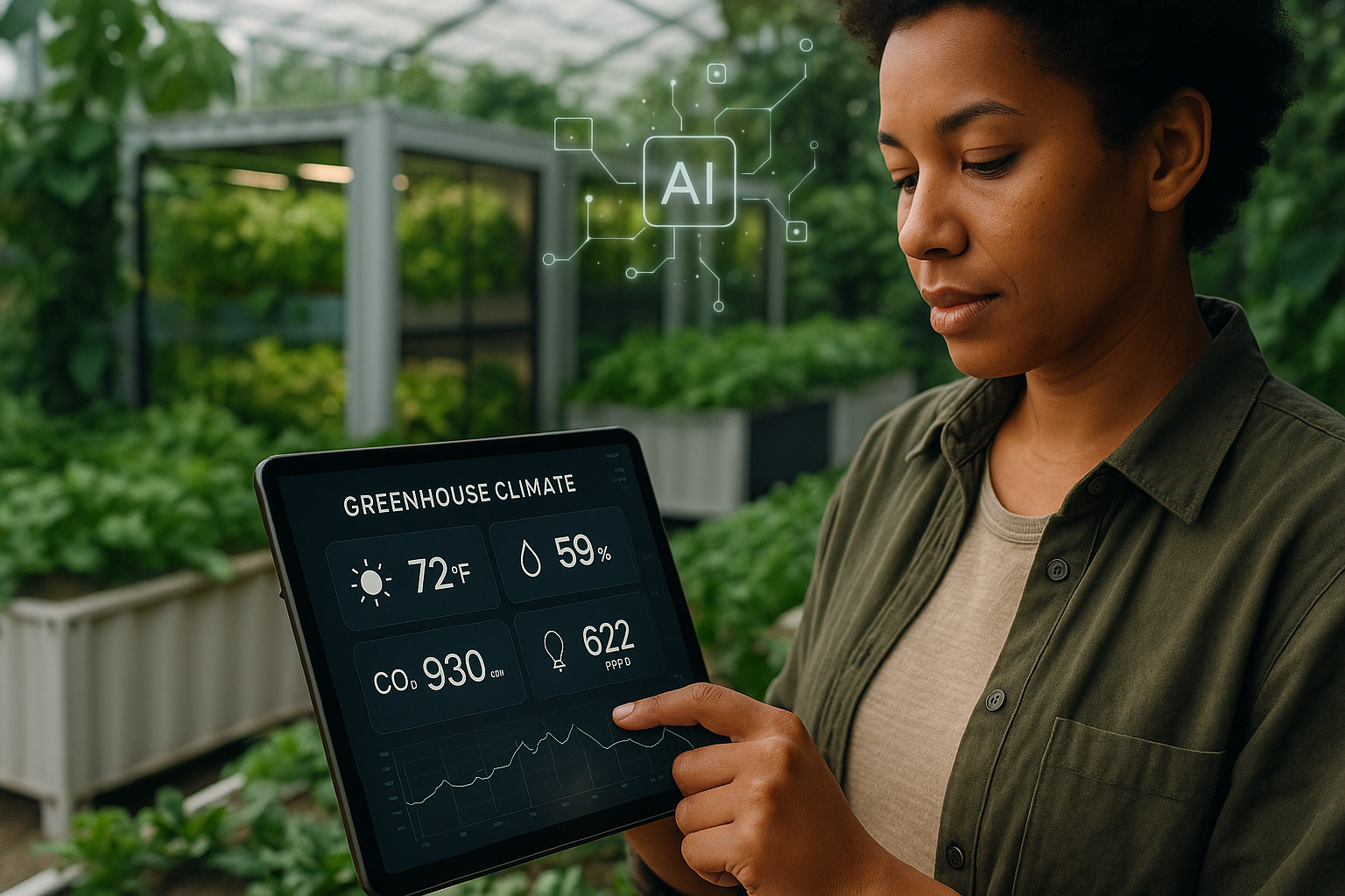 AI-Powered Greenhouse Climate Monitoring